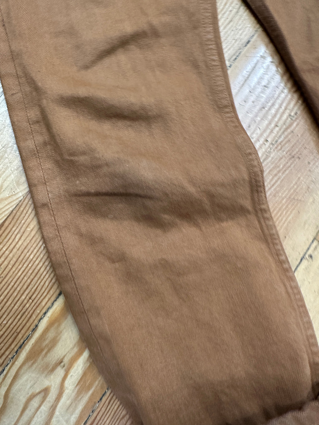 #PH-P314330 Kiriko Made Selvedge Chino in Kimono-Lined Rust