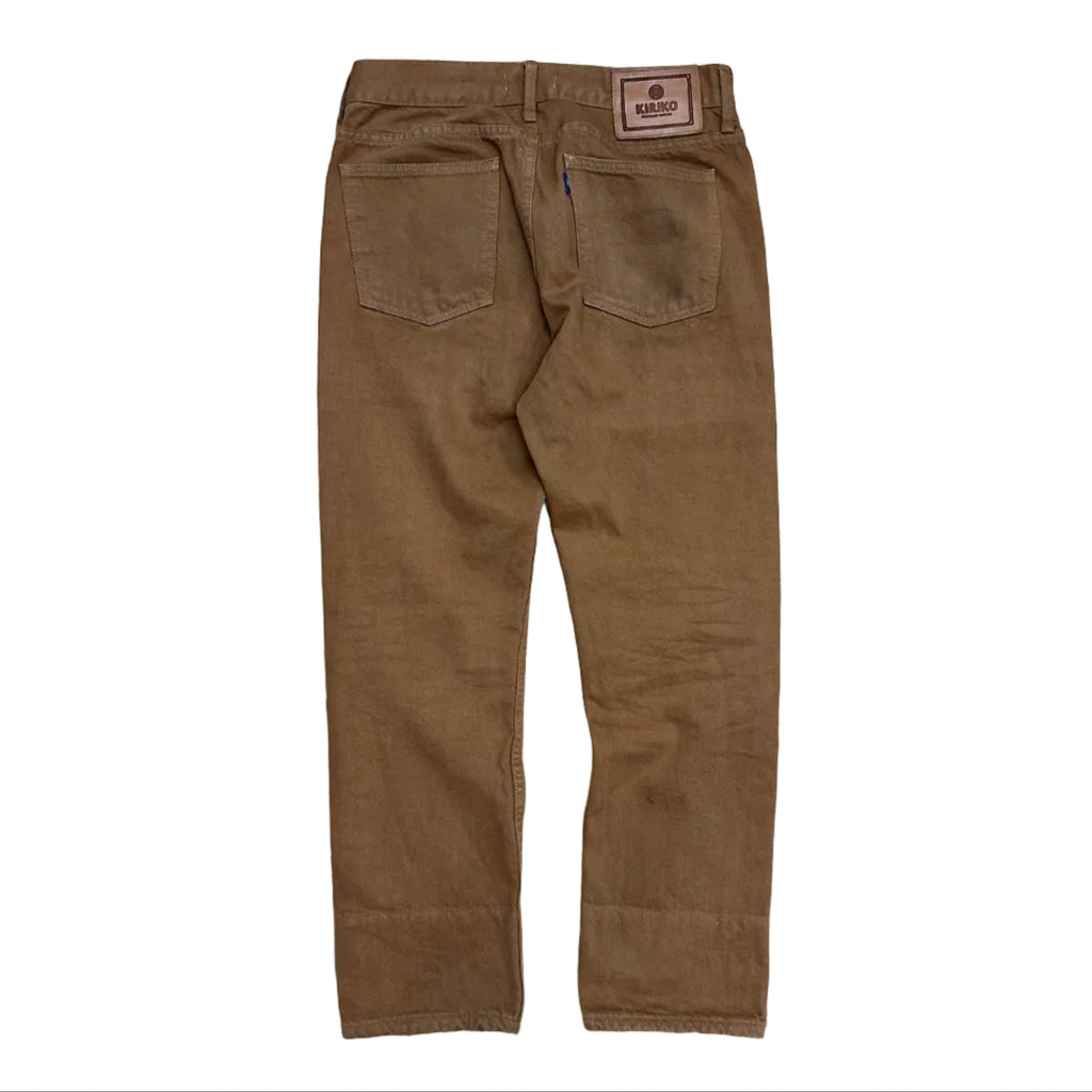 #PH-P314330 Kiriko Made Selvedge Chino in Kimono-Lined Rust