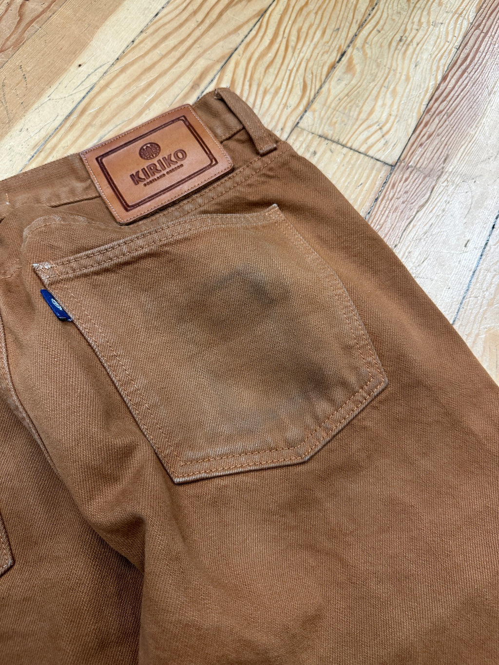 #PH-P314330 Kiriko Made Selvedge Chino in Kimono-Lined Rust