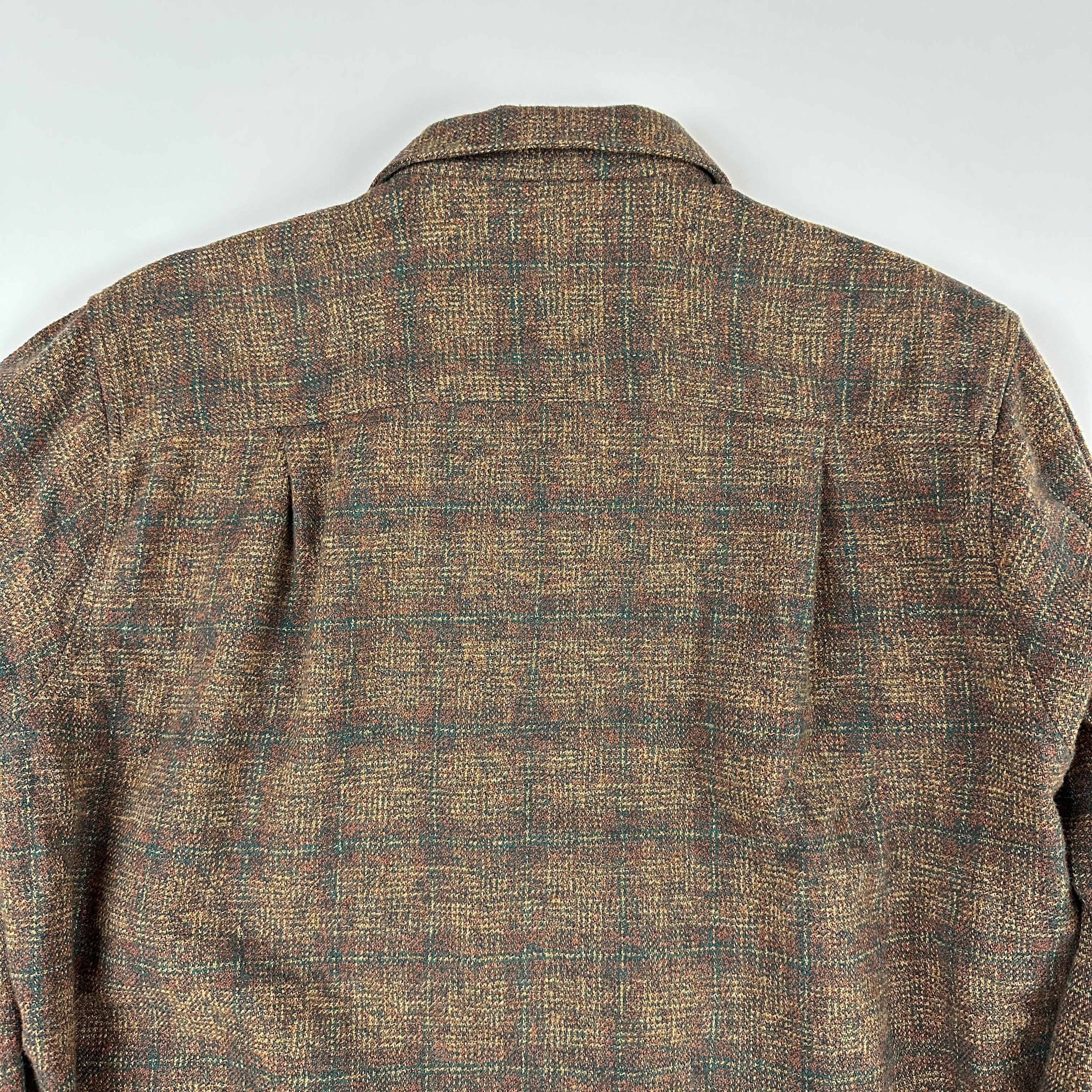 #PH-P10106L Gitman Vintage Brown Brushed Cotton Tweed Chore Shirt