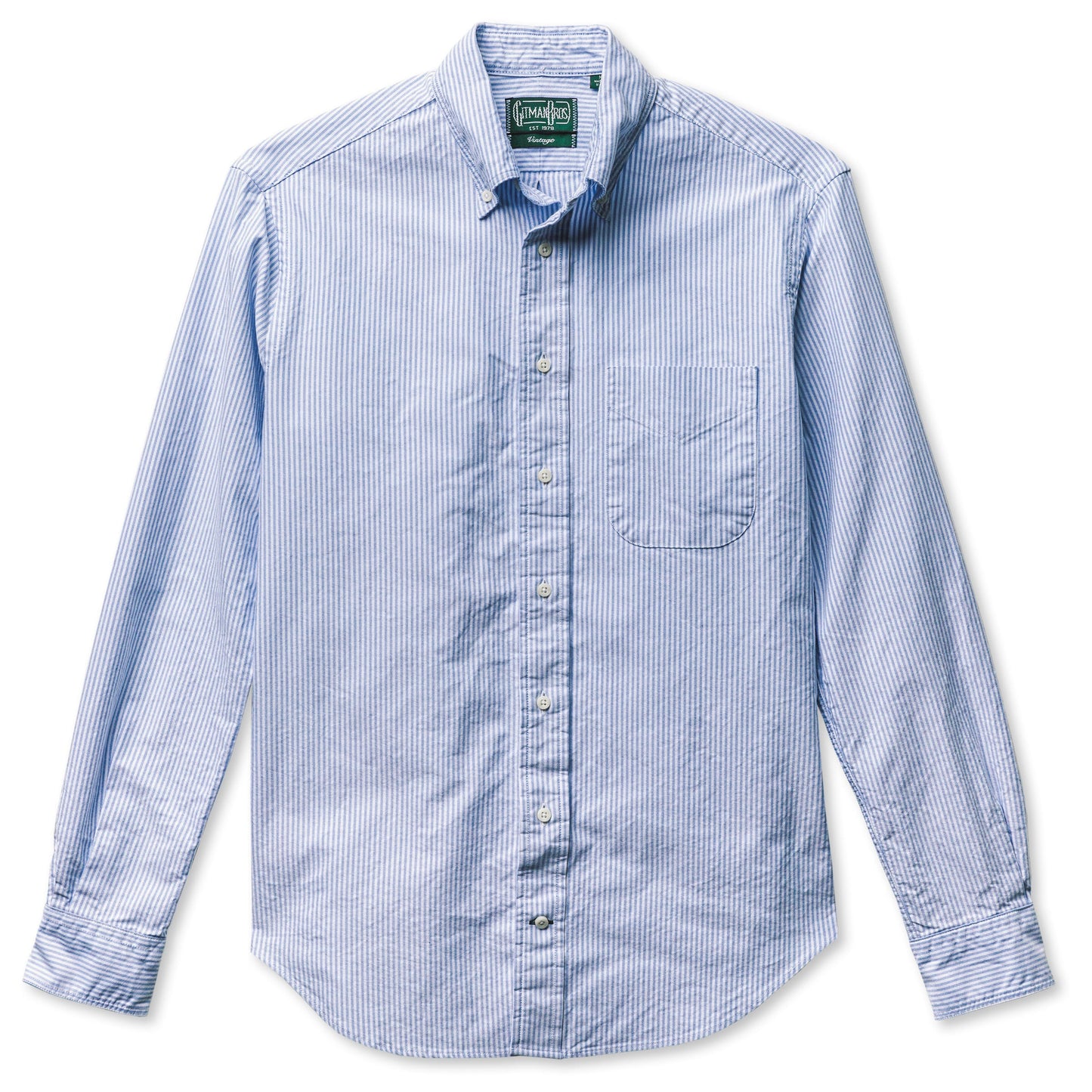 Blue Stripe Oxford Button Down