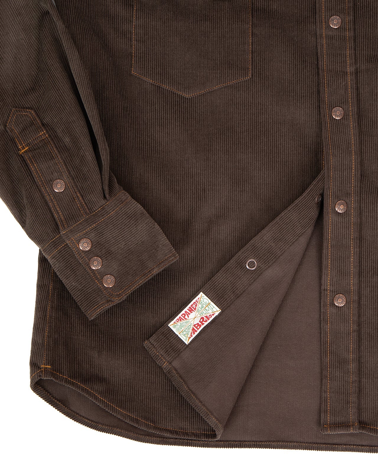 Ryman in Dark Brown and Green Corduroy