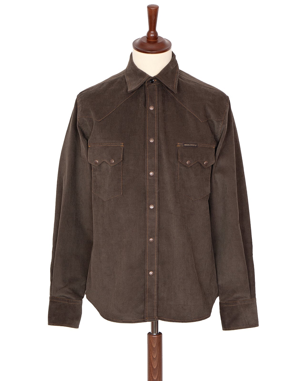 Ryman in Dark Brown and Green Corduroy