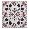 Loa Bandana in Offwhite, Black & Rust