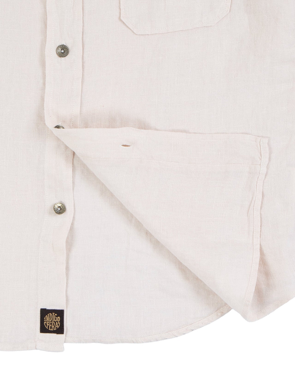 Delray in Broken White Linen Canvas