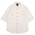 Delray in Broken White Linen Canvas