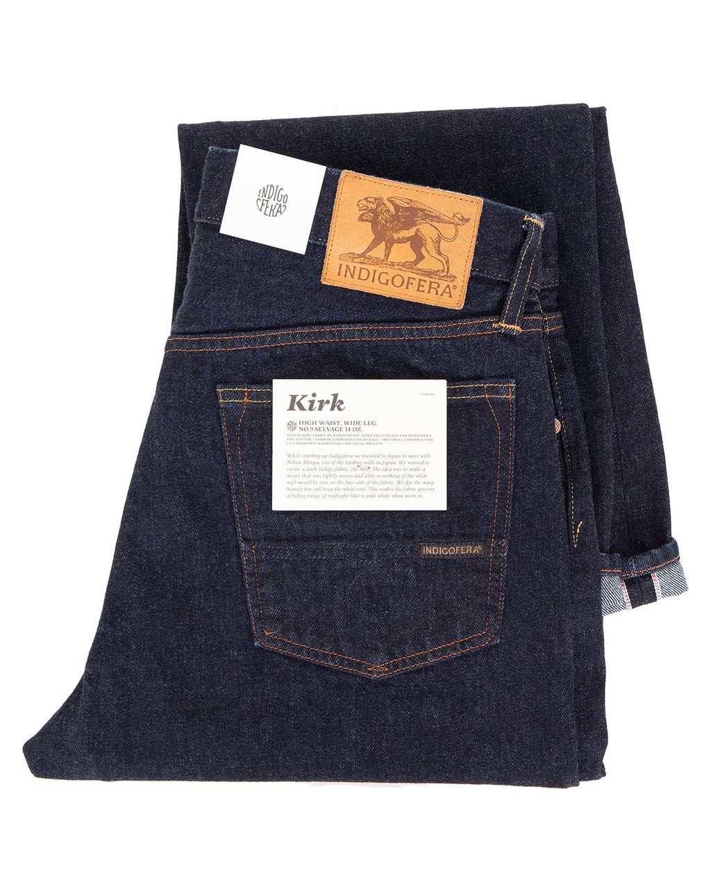 Kirk in No. 9 Rinsed Selvedge Denim