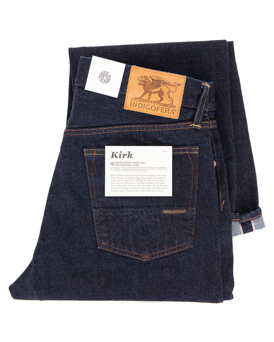Kirk in No. 9 Rinsed Selvedge Denim