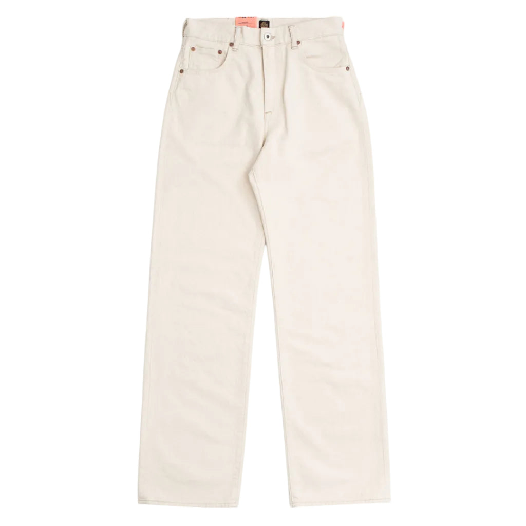 Roslyn in Uneven Broken Twill Ecru