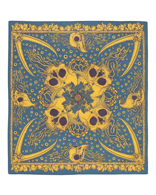 Skull Bandana in Blue