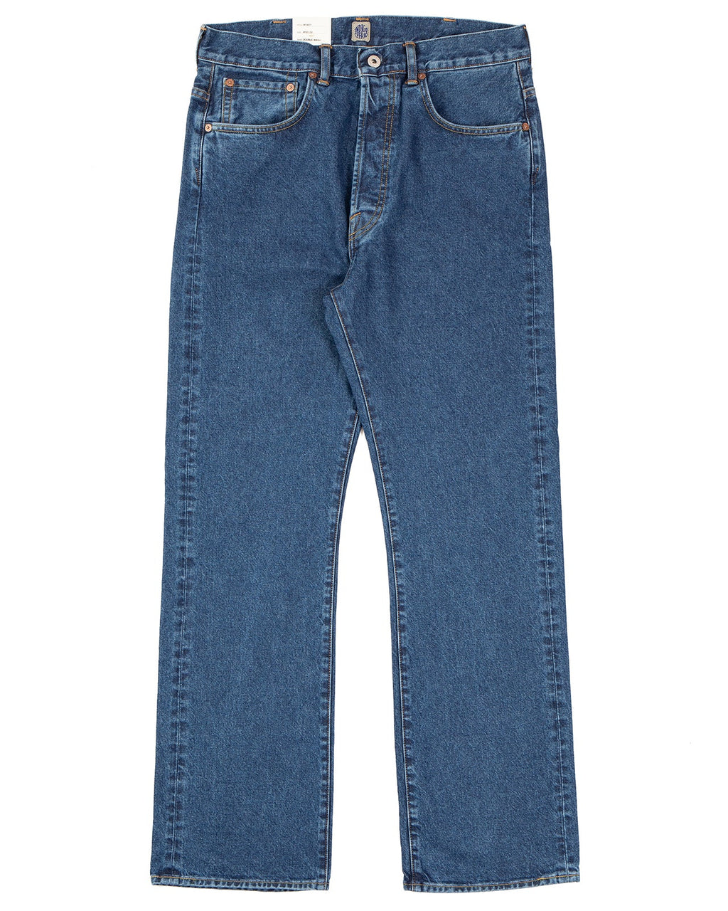 Wyatt in Uneven Broken Twill Indigo Double Wash