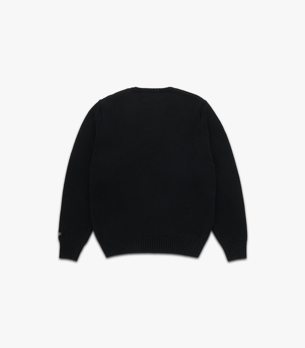Ivy Cotton Sweater in Black