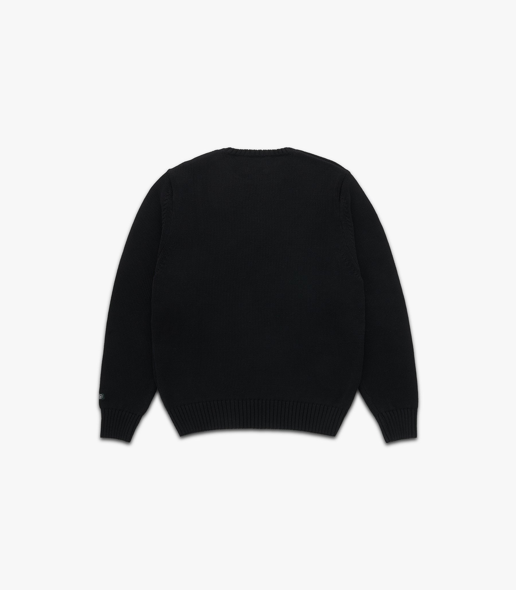 Ivy Cotton Sweater in Black