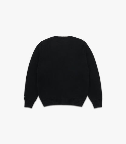 Ivy Cotton Sweater in Black