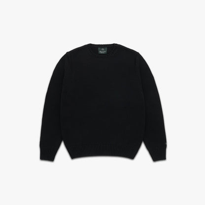 Ivy Cotton Sweater in Black