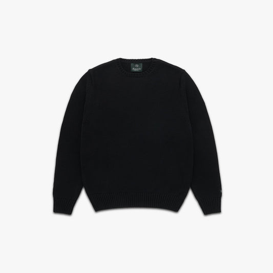 Ivy Cotton Sweater in Black