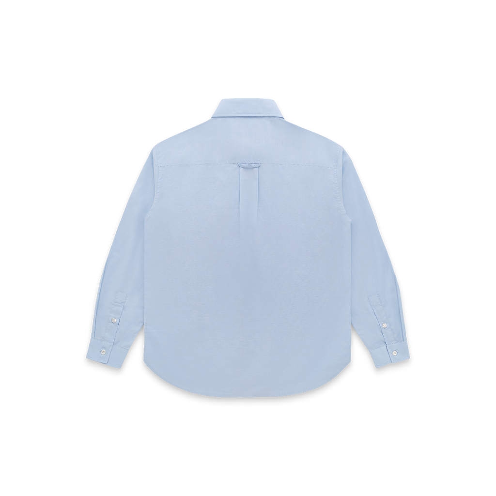 Jones Cotton Silk Shirt in Classic Blue