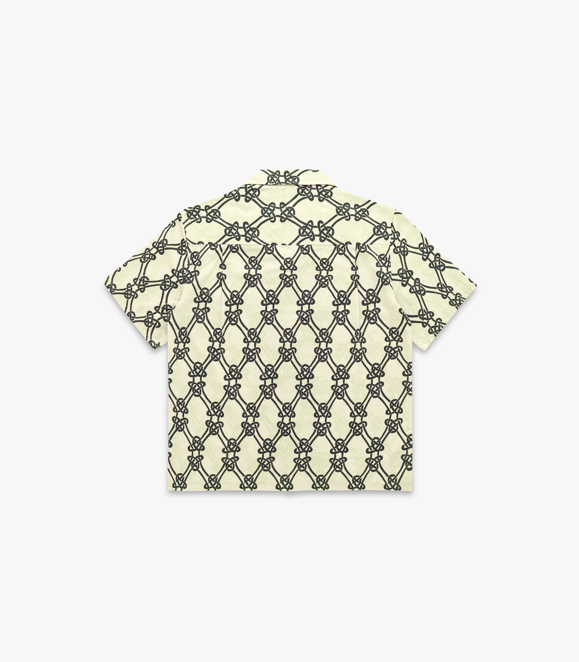 Knot Panama Cotton Shirt in Bone