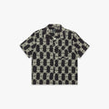 Knot Panama Cotton Shirt in Burnt Black