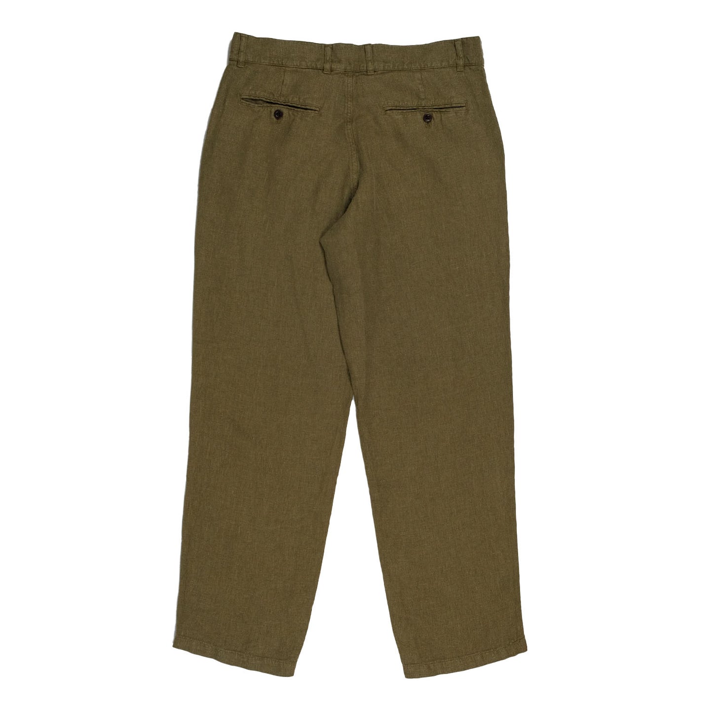 Linen Trousers in Olive