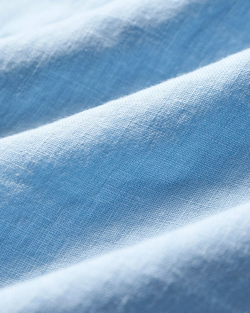 Linen Camp Collar in Sky