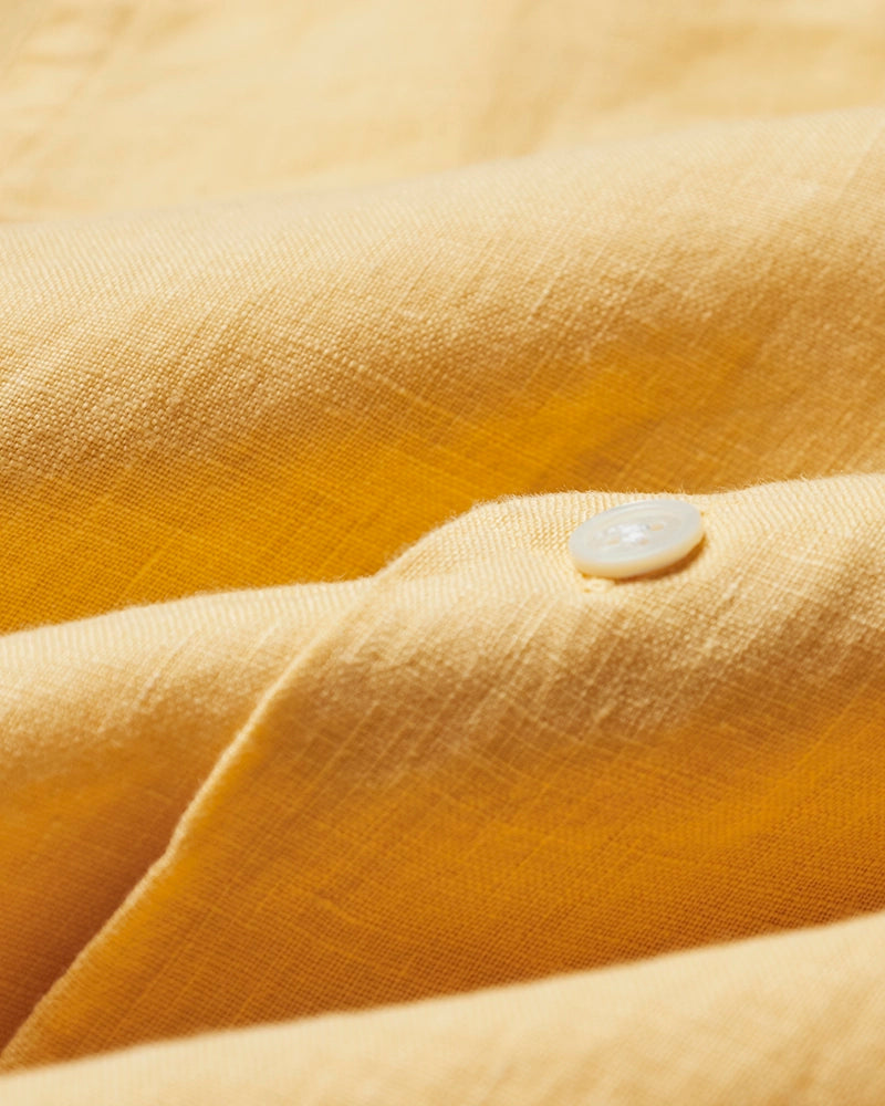 Linen Camp Collar in Yellow