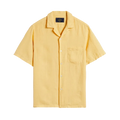 Linen Camp Collar in Yellow