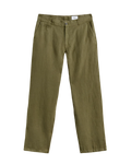 Linen Trousers in Olive