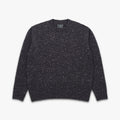 Moor Alpaca & Merino Tweed Sweater in Iron