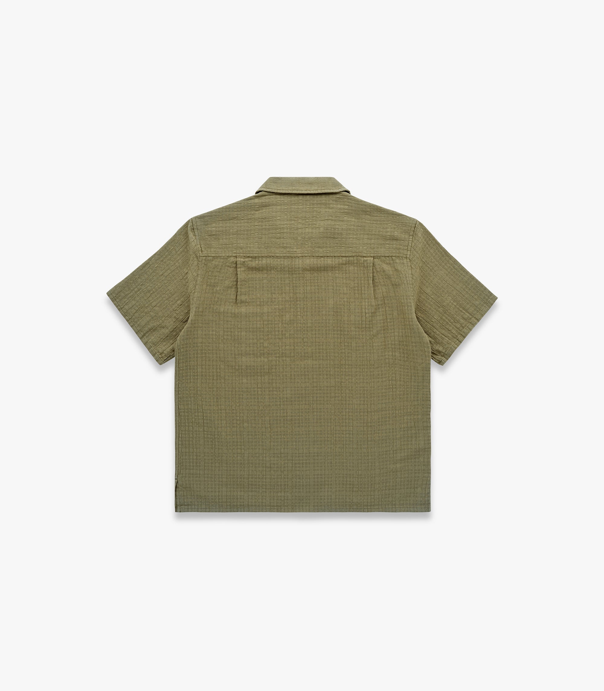 Oliveira Breeze Weave Shirt in Olive Sand