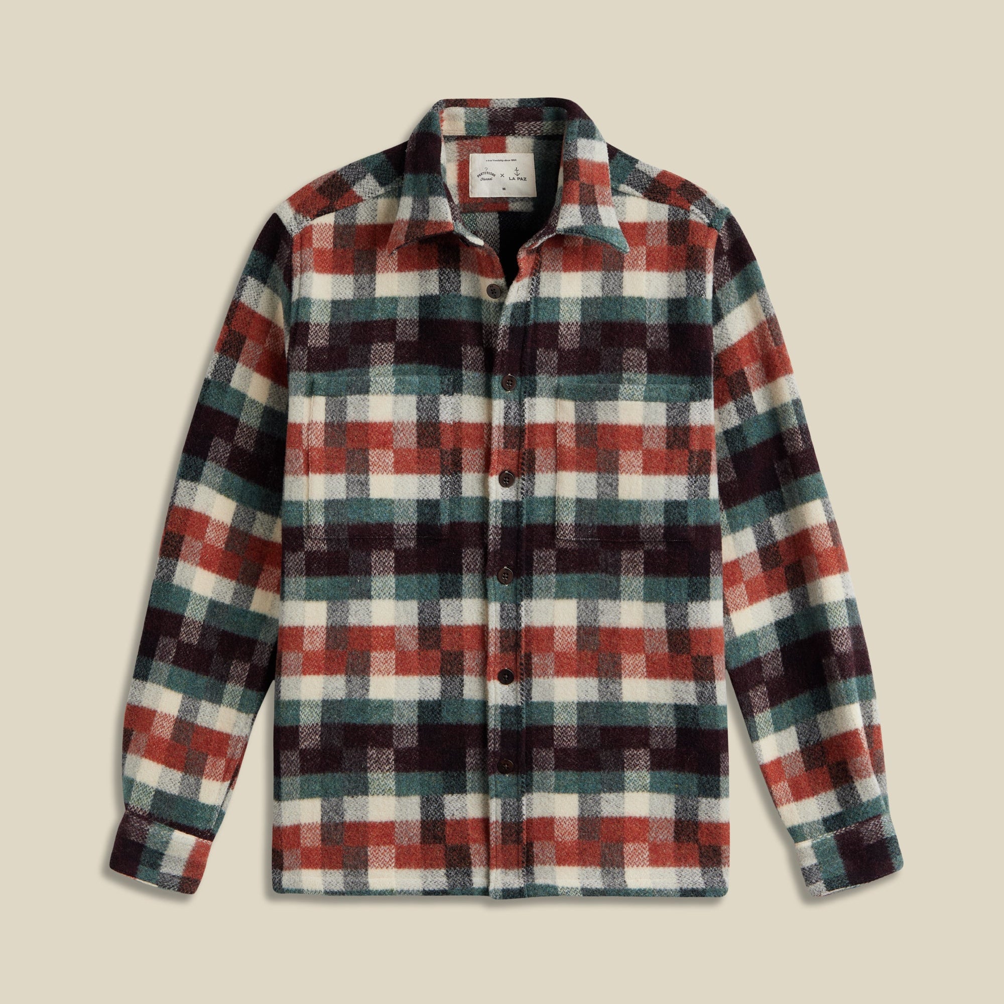 La Paz x Portuguese Flannel Check Overshirt