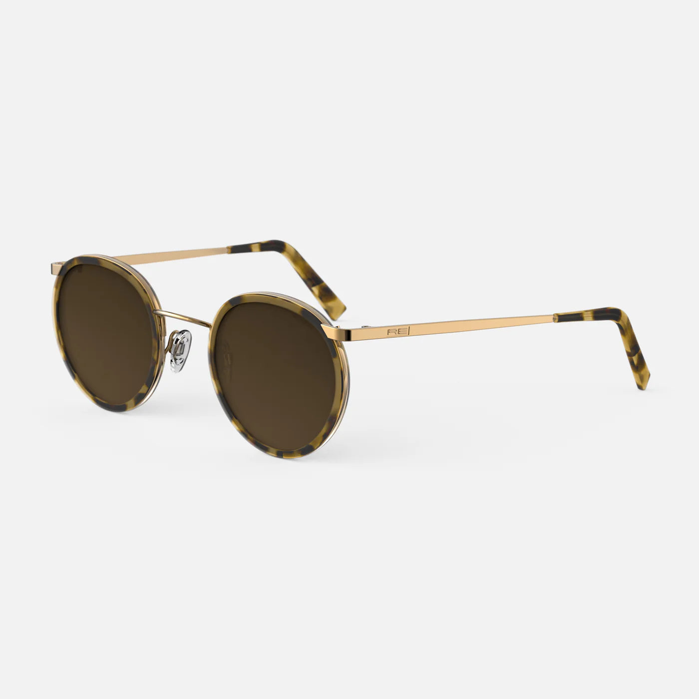 P3 Fusion in 23k Gold, Dark Caramel Tortoise Inlay & Polarized Cape Sand