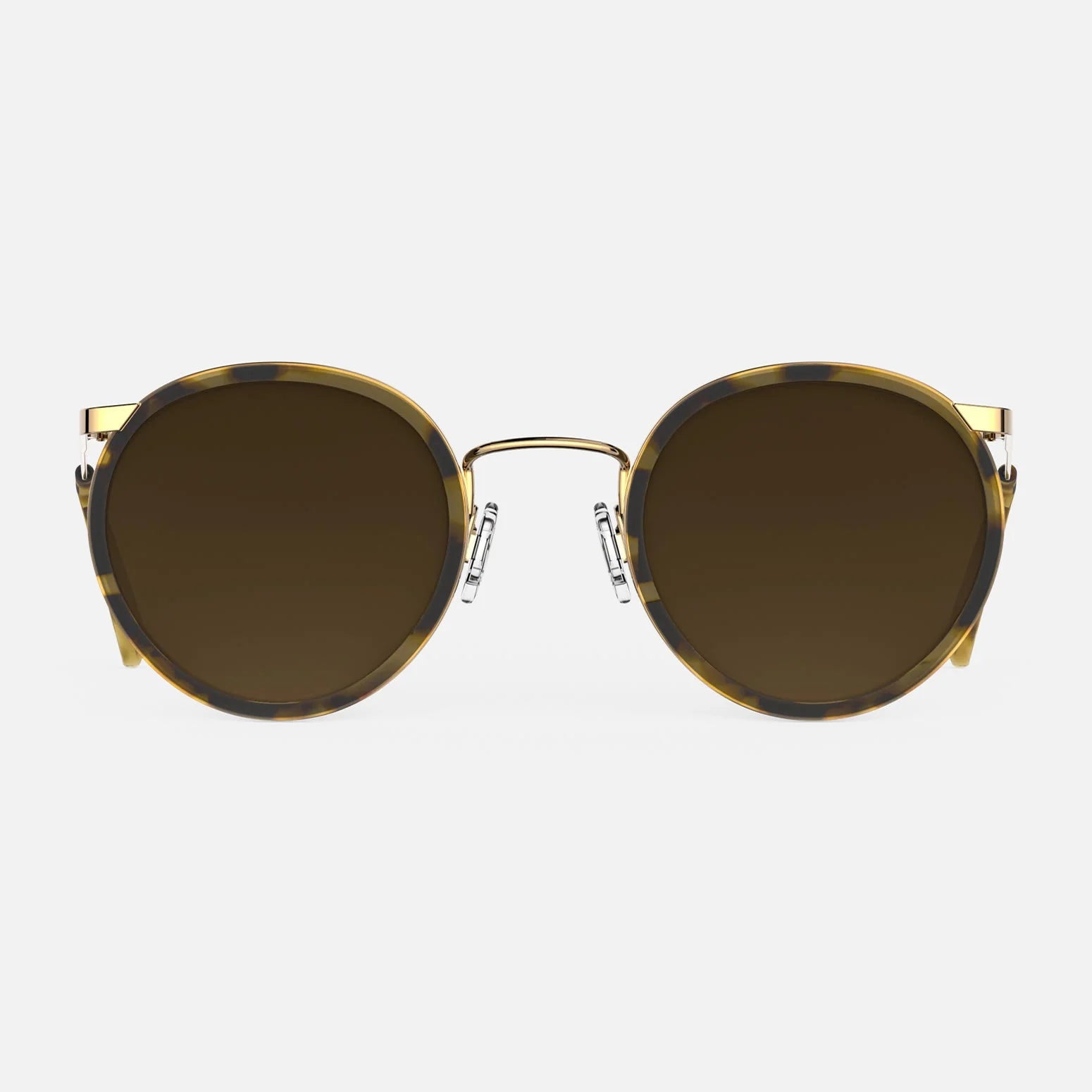 P3 Fusion in 23k Gold, Dark Caramel Tortoise Inlay & Polarized Cape Sand
