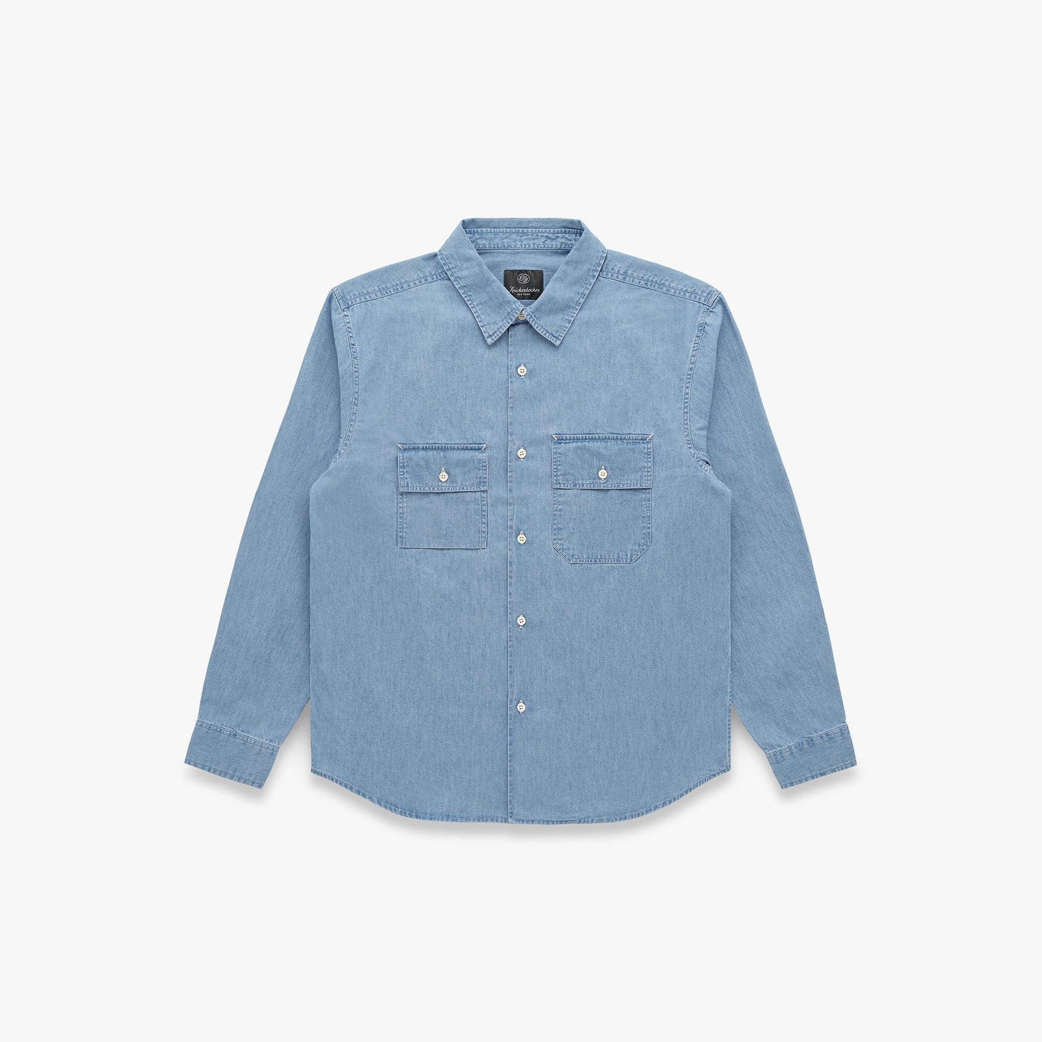 Pacific Denim Shirt in Light Wash Indigo