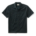 The Conrad Shirt in Navy Pigeon Foulard Pincord