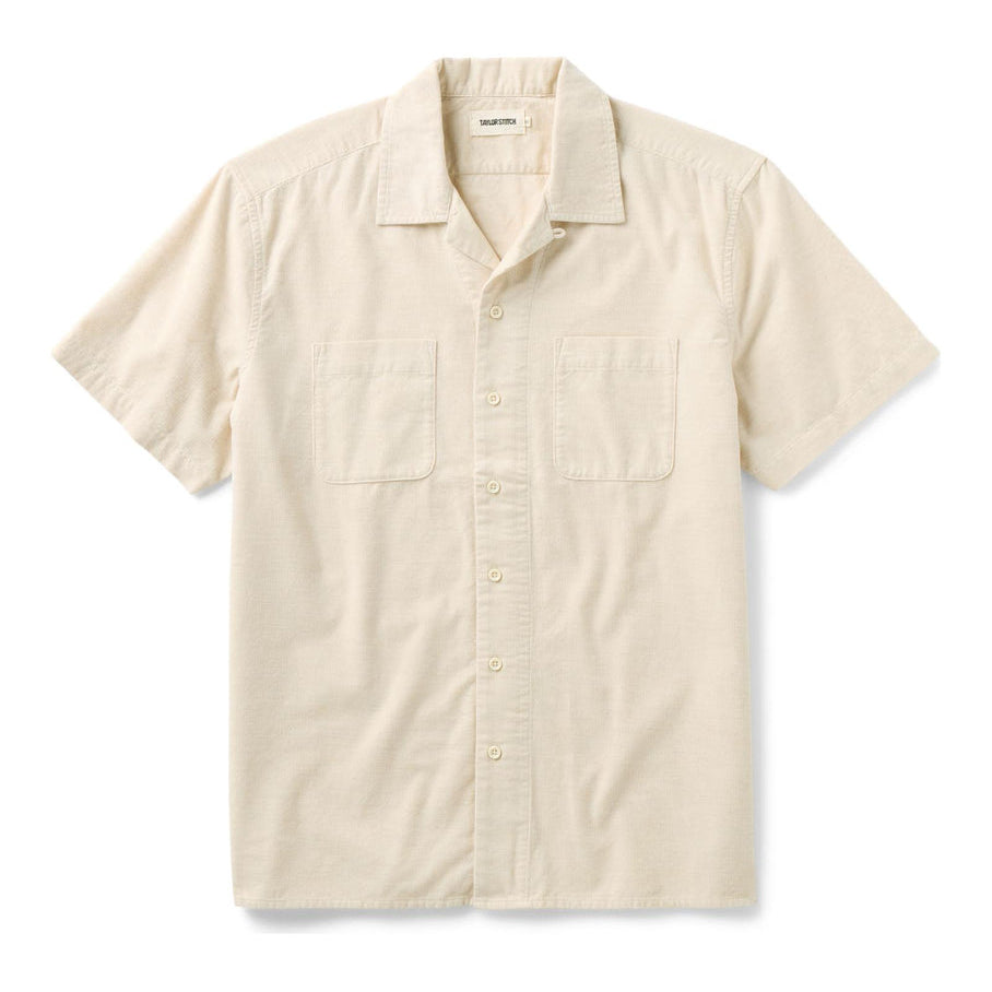 The Conrad Shirt in Heather Oat Pincord