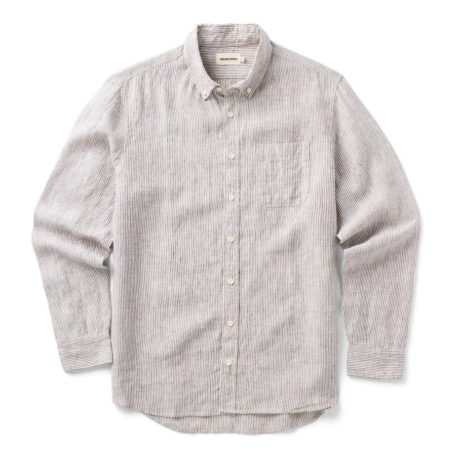 The Jack in Burgundy University Stripe Linen