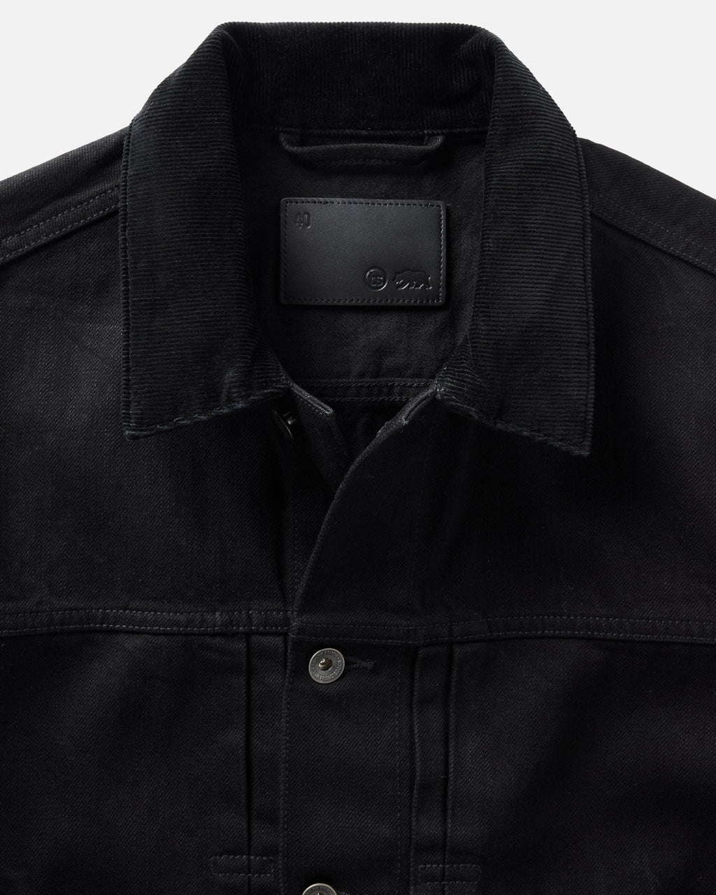 The Ryder Jacket in Rinsed Black Organic Selvedge