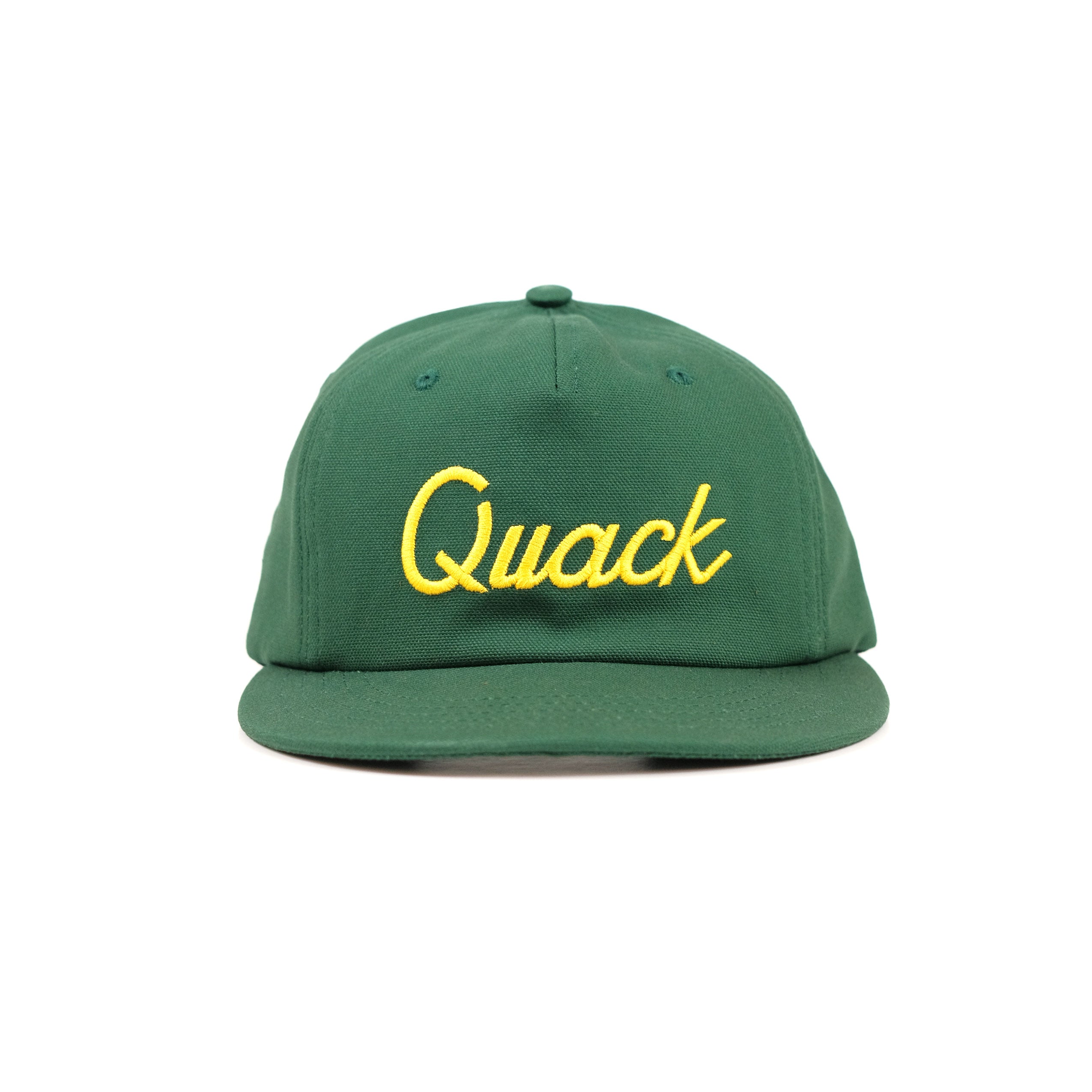 Quack Hat in Green Duck Canvas