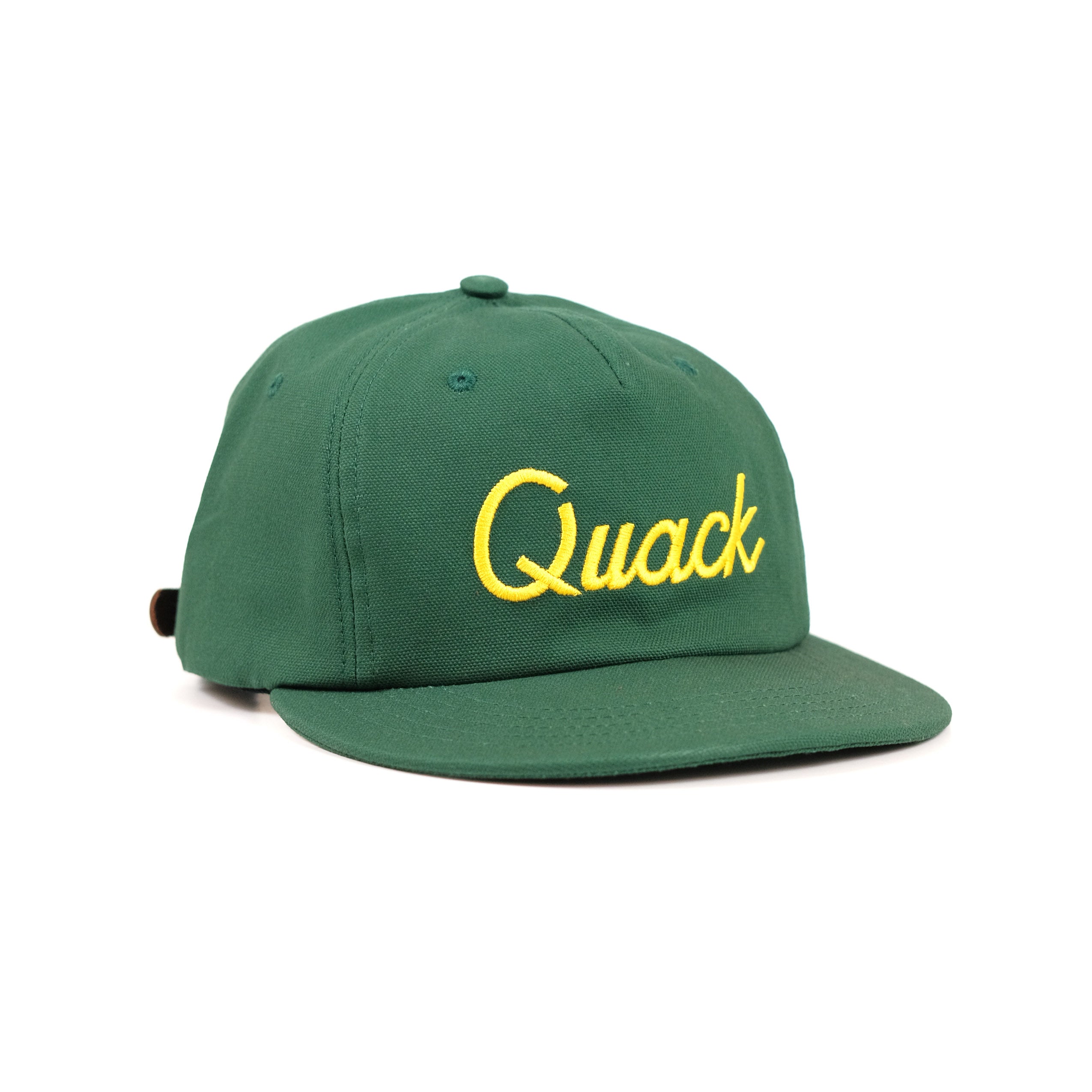 Quack Hat in Green Duck Canvas