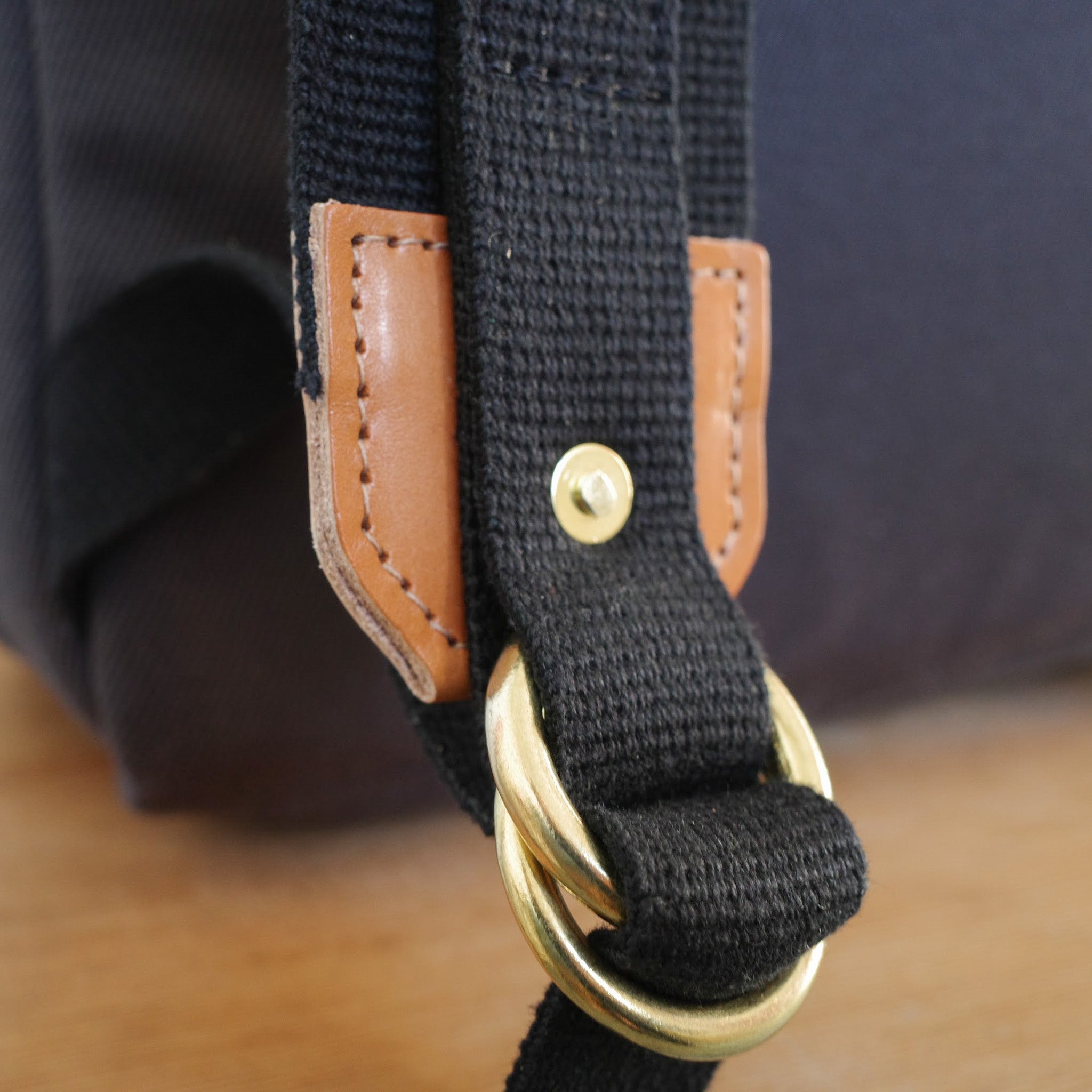 Roll-Top Backpack in Dry Wax Twill