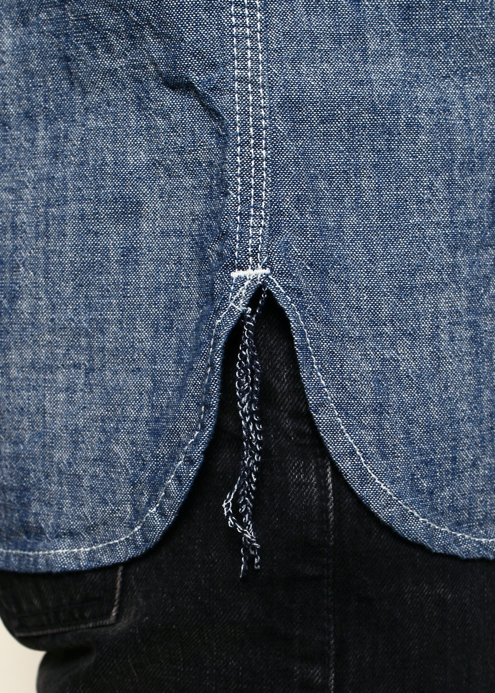 Work Shirt in Rinsed Indigo Chambray