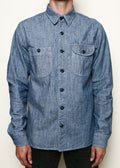 Work Shirt in Rinsed Indigo Chambray
