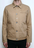 Supply Jacket in Rinsed Tan Denim