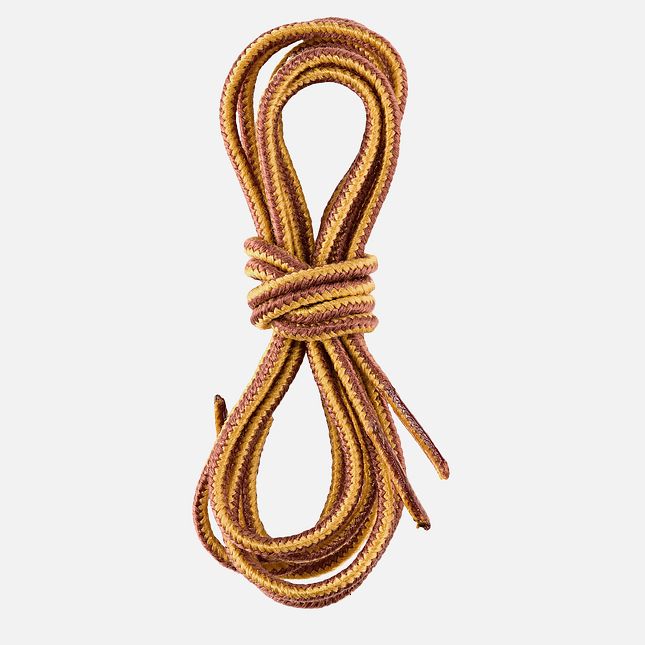 Taslan Boot Laces in Tan & Gold