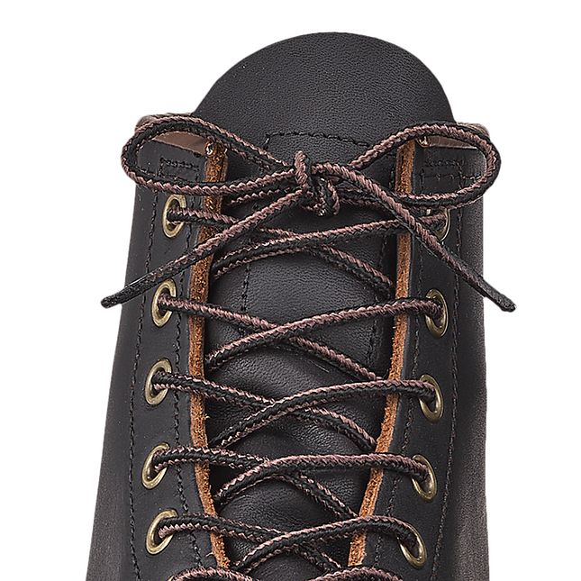 Taslan Boot Laces in Black & Brown