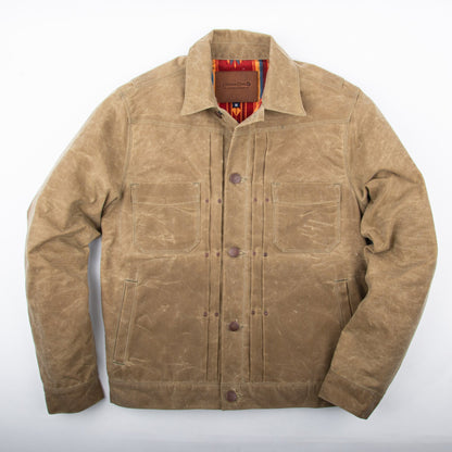 Waxed Riders Jacket in Tumbleweed