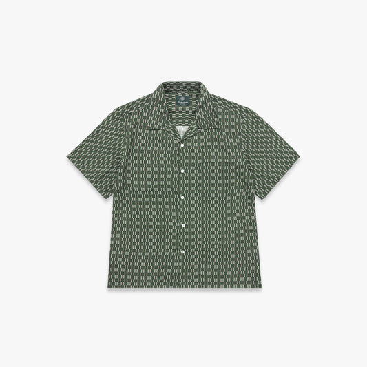 Static Rayon Shirt in Green