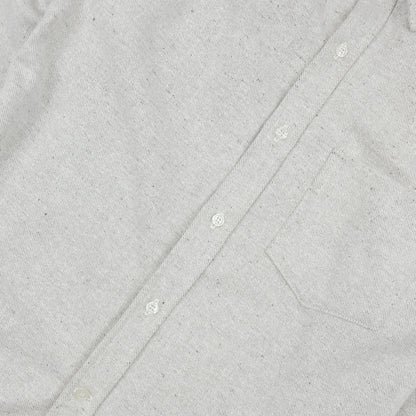 Oxford Shirt in Natural Reverse Brushed Flannel