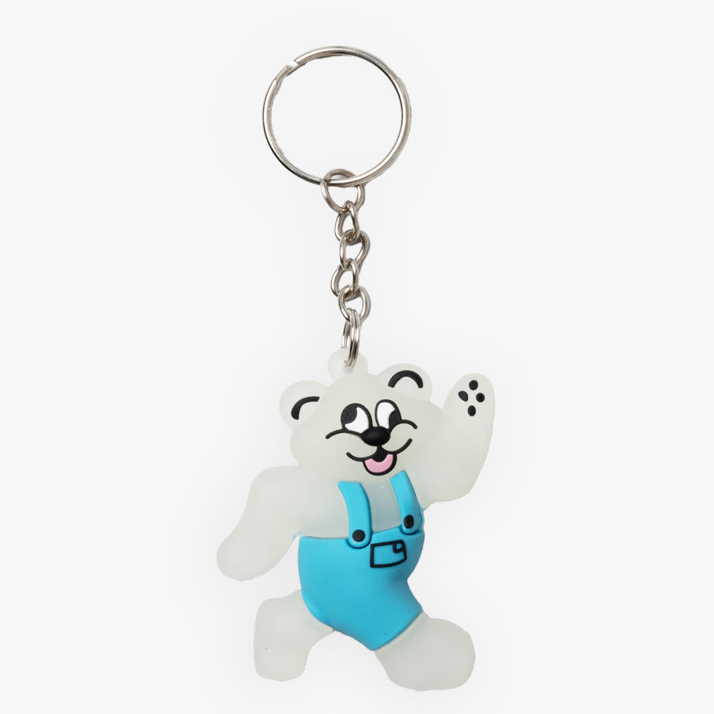 Shaggy Bear Keychain Glow in the Dark